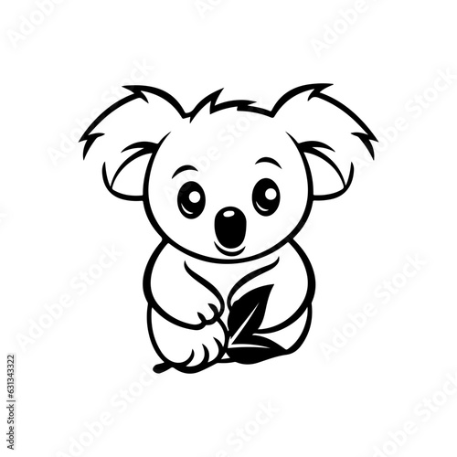 cute koala vector illustration