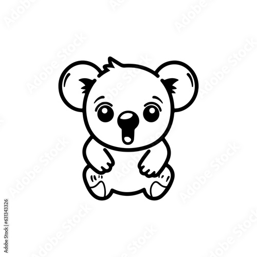 Fototapeta Naklejka Na Ścianę i Meble -  cute koala vector illustration