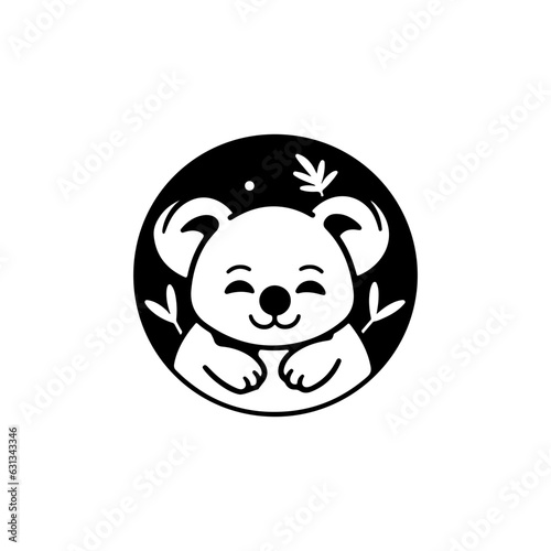 Photography cute koala vector illustration
