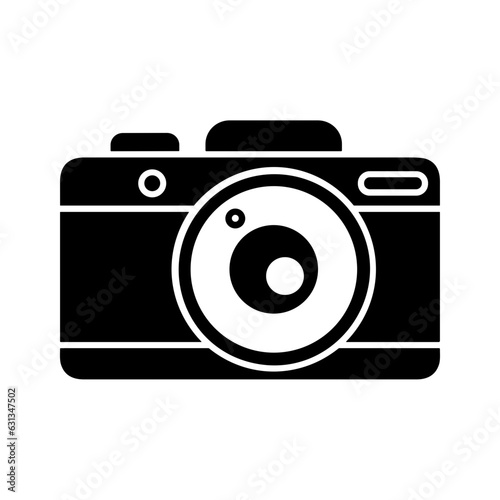 camera photography icon symbol image vector. Illustration of multimedia photographic lens grapich design image.