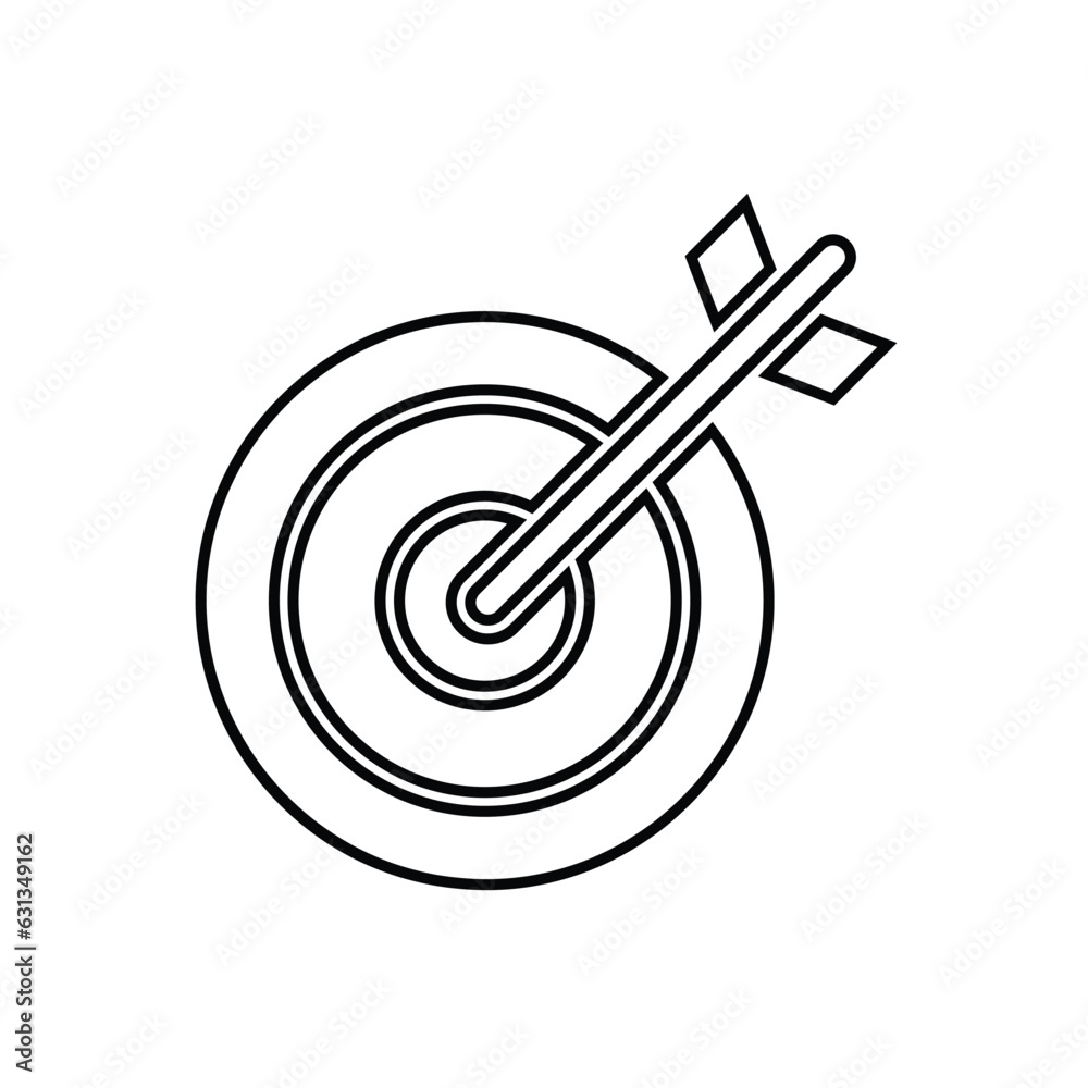 Goal, aim, achievement icon Goal, aim, achievement icon