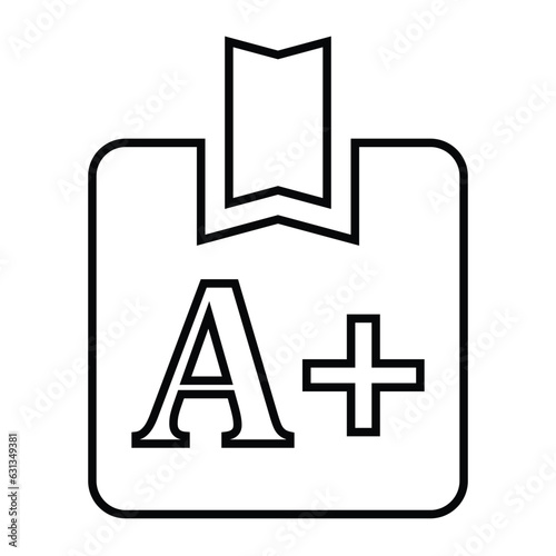 Notice paper, sticky note, reminder icon