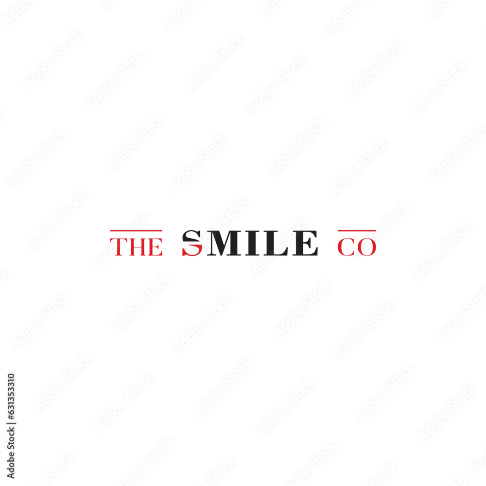 Fototapeta premium Health Logo design smile typography vector template Dental clinic Logotype