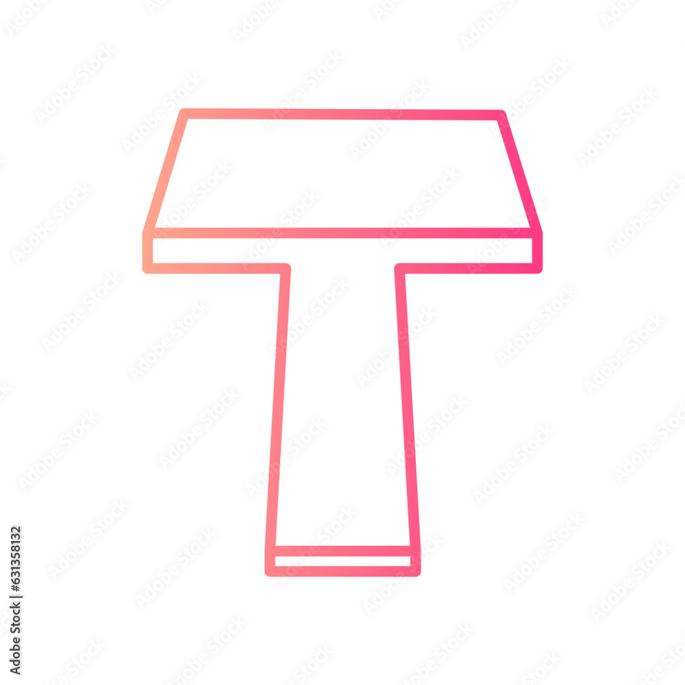 Catwalk gradient icon Catwalk gradient icon