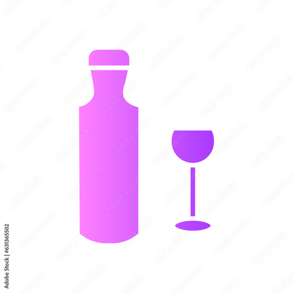 wine gradient icon wine gradient icon