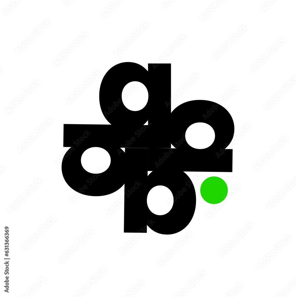 Q company monogram. Q initial letter icon.
