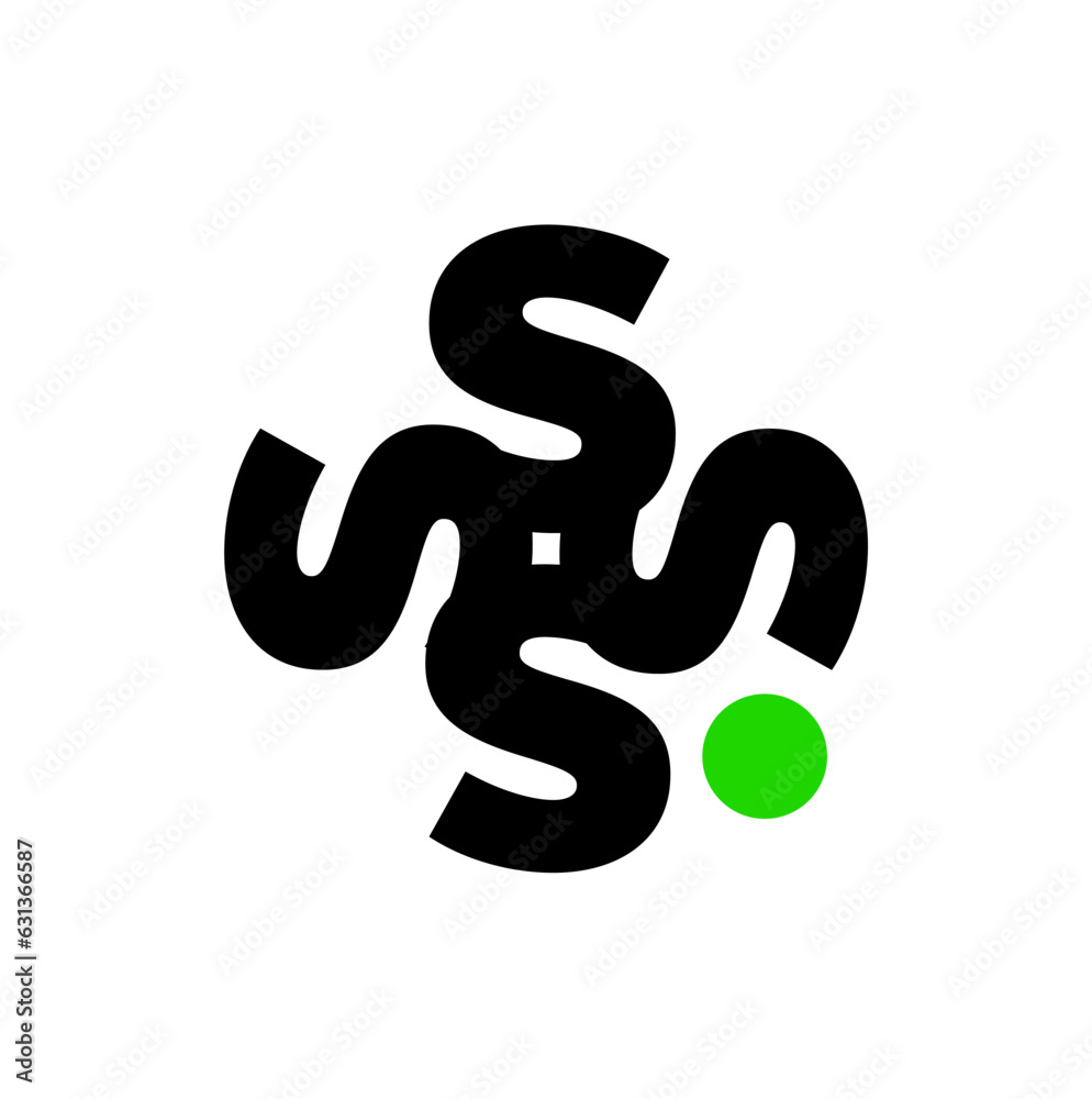 S company monogram. S initial letter icon. S company monogram. S initial letter icon.