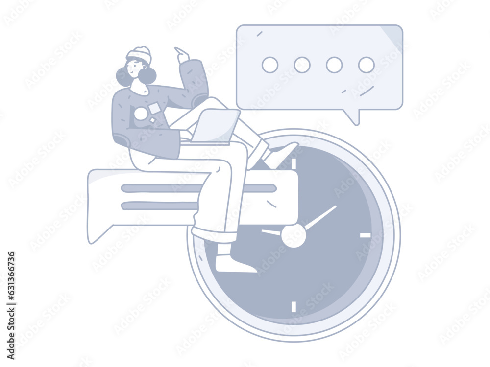 Business People Flat Vector Concept Operation Hand Drawn Illustration
Business People Flat Vector Concept Operation Hand Drawn Illustration