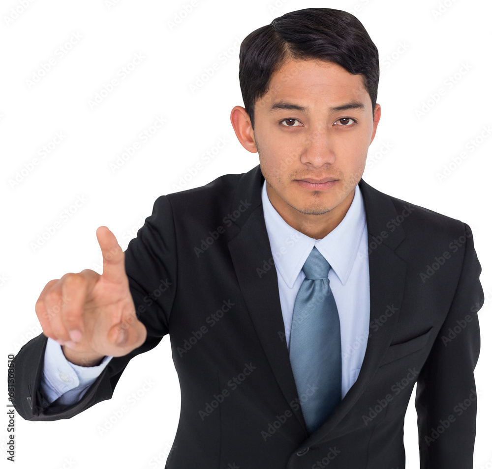 Digital png photo of biracial businessman on transparent background Digital png photo of biracial businessman on transparent background