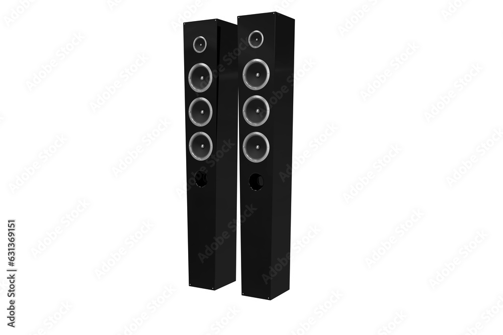 Digital png illustration of black loudspeakers on transparent background Digital png illustration of black loudspeakers on transparent background
