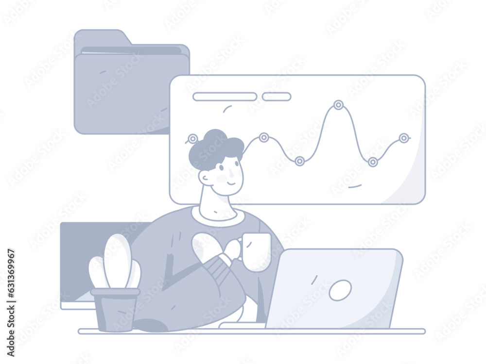 Business People Flat Vector Concept Operation Hand Drawn Illustration
Business People Flat Vector Concept Operation Hand Drawn Illustration