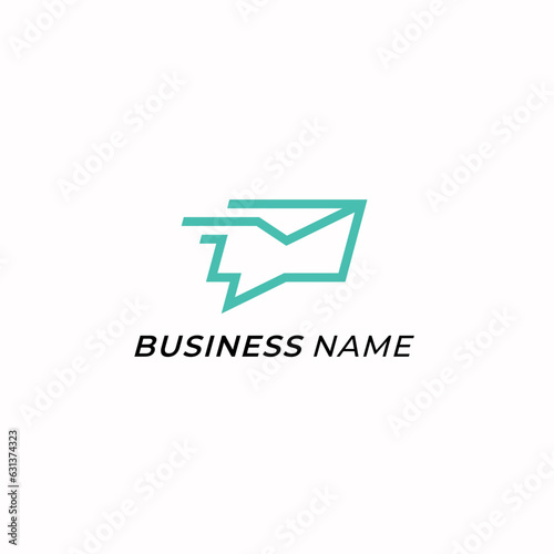design logo creative line fast and email