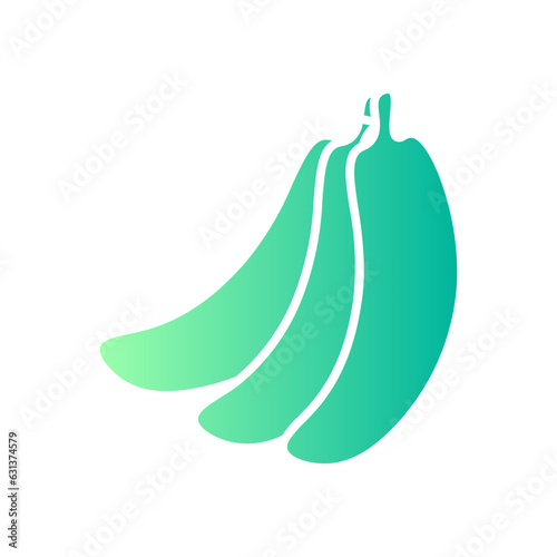 banana gradient icon