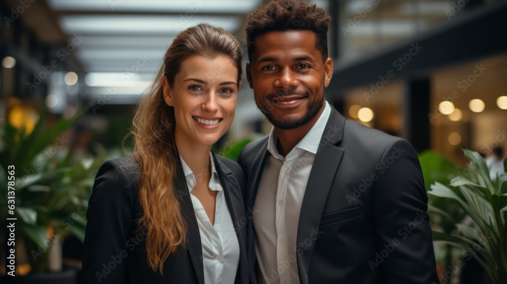 Successful business team, diverse, high energy, modern office, casual attire, teamwork and collaboration Successful business team, diverse, high energy, modern office, casual attire, teamwork and collaboration