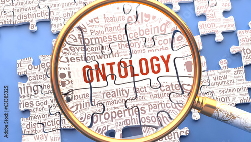 Φωτογραφία Ontology being closely examined along with multiple concepts and ideas directly related to Ontology