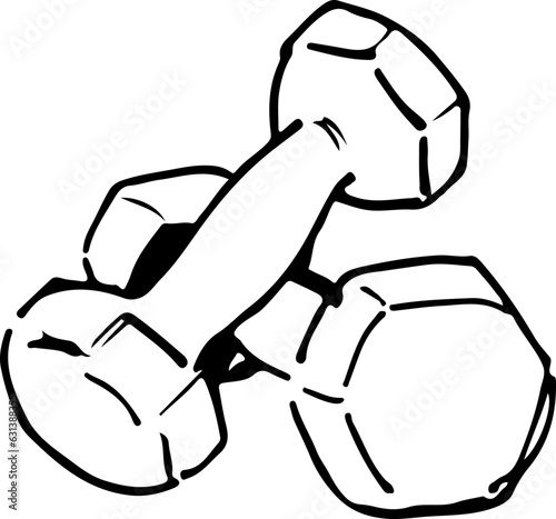 Sketch dumbbell