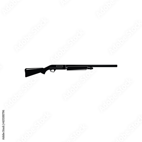 Shotgun icon isolated vector graphics