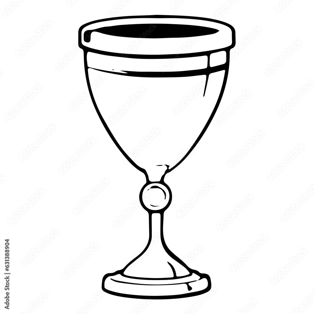 medals and trophy in sports, outline vector illustration. medals and trophy in sports, outline vector illustration.