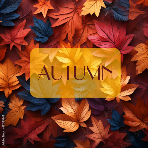 autumn background with leaves, september background