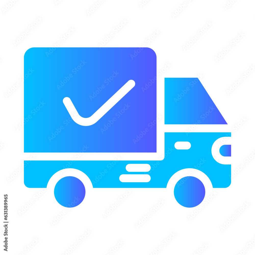  Lorry line icon