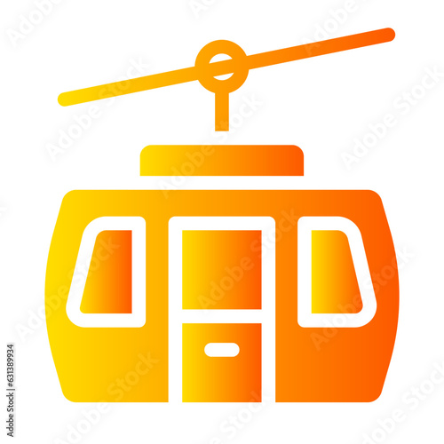 Cable Car line icon