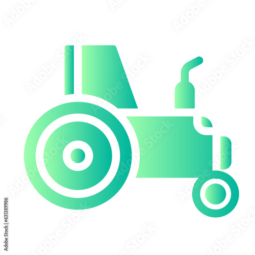 tractor  line icon