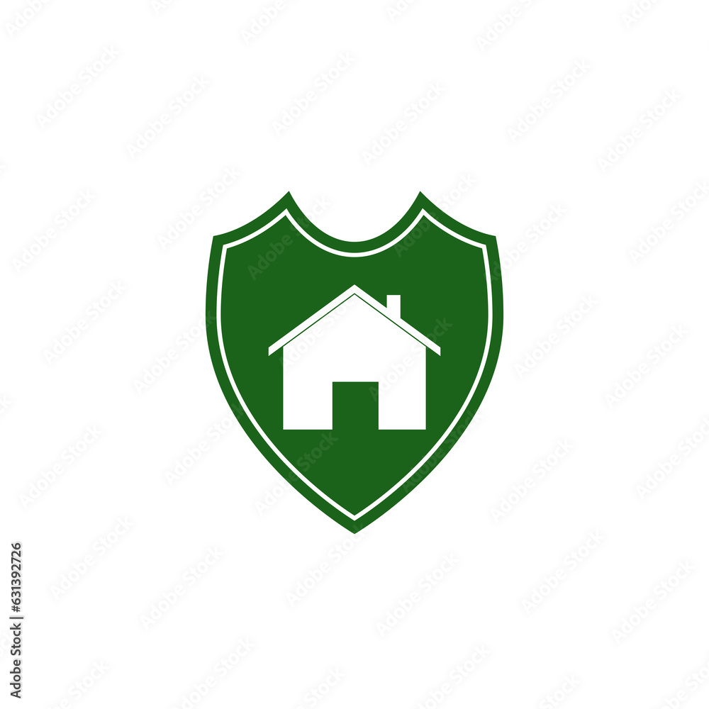 House shield icon isolated on transparent background House shield icon isolated on transparent background