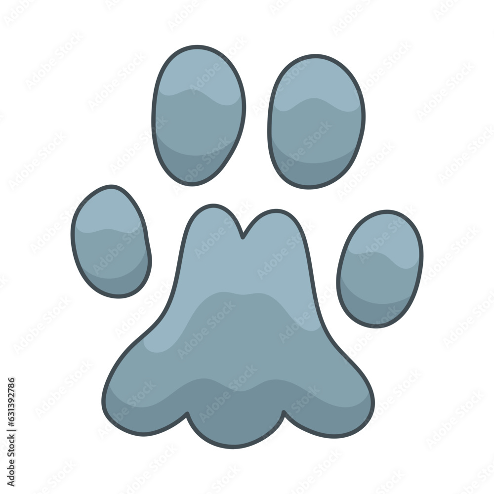 Fototapeta premium Footprints Animal Sticker