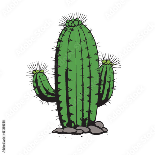 Cute Cactus Clipart Vector