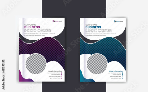 Business book cover design  and annual report  template