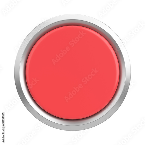 Free Download 3D button. Empty button. 3D illustration. - GFXLoad