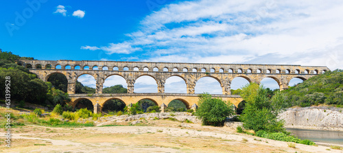 Pont du Gard - tour tourism, travel, vacation in France- Gard