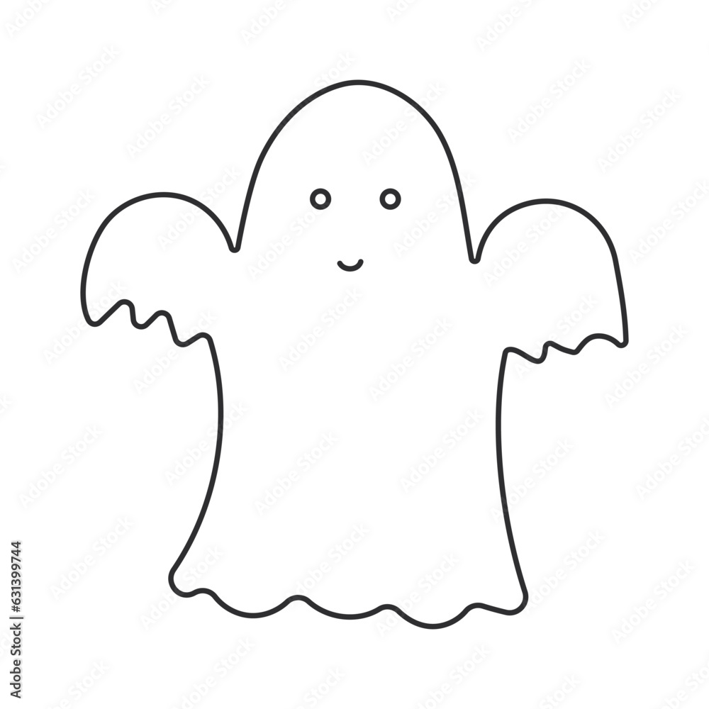 spook halloween scary autumn line element icon spook halloween scary autumn line element icon
