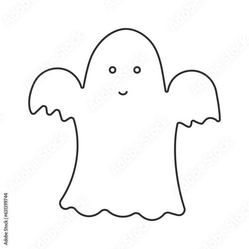 spook halloween scary autumn line element icon
