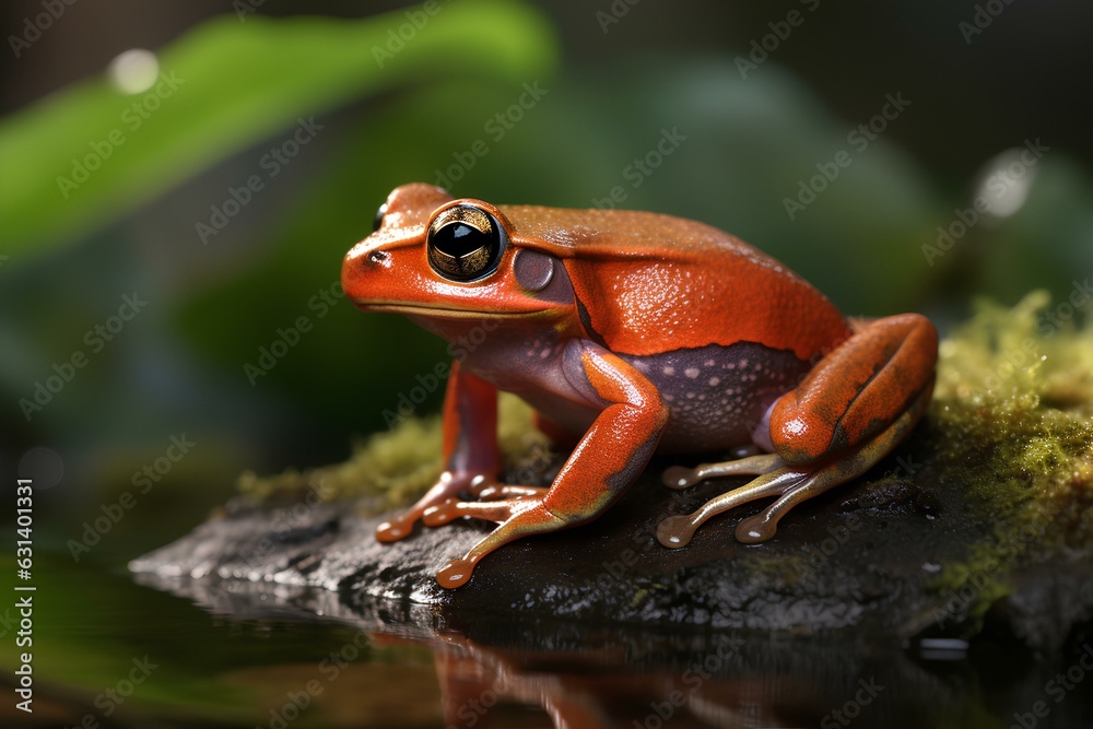 red eyed frog made by midjeorney red eyed frog made by midjeorney