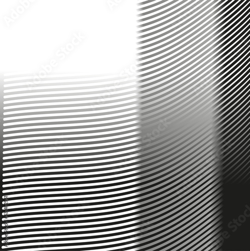 Ribbed surface of metal or same material