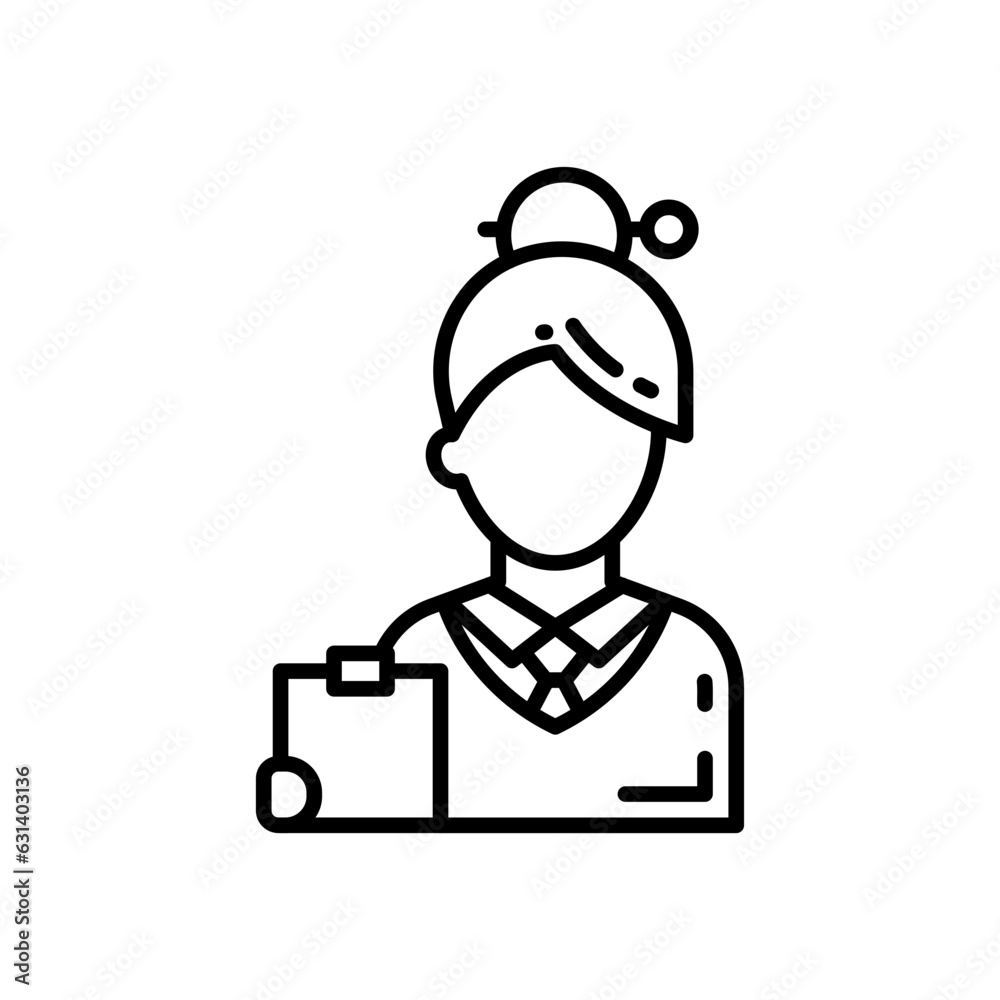 Sale Assistant icon in vector. Illustration
