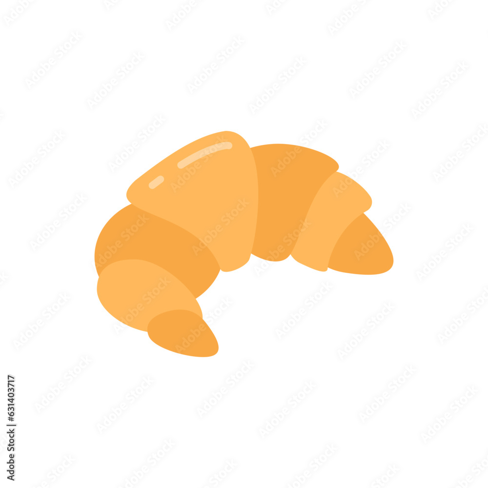 Croissants icon in vector. Illustration Croissants icon in vector. Illustration