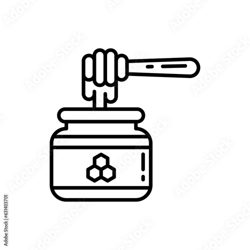 Honey icon in vector. Illustration