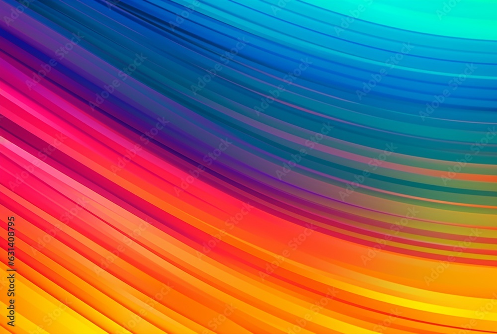 Ultra Wide Bright Striped Gradient background. generative ai Ultra Wide Bright Striped Gradient background. generative ai