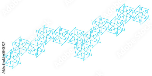 Modern futuristic geometric shapes pattern design background with hexagons