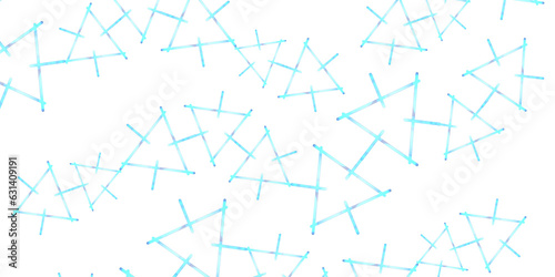 Modern futuristic geometric shapes pattern design background with blue triangles