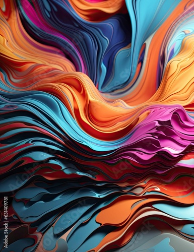 Unreal Colors Abstract Backgrounds, Designing Beyond Limits, Generative AI