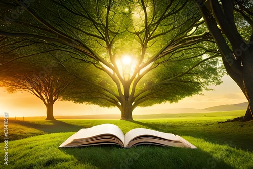 magic of knowledge and wisdom under tree