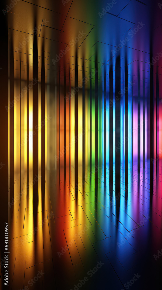 Colorful spectrum glass abstract background. Hi-tech and big data background design for brochures, flyers, magazine, business card, banner.