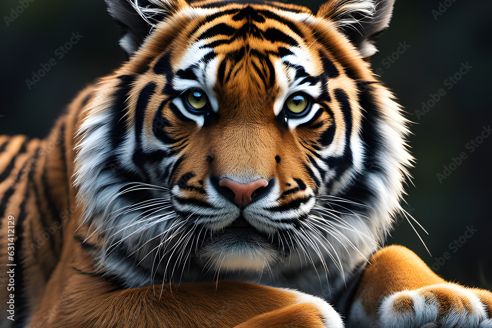 Fototapeta premium portrait of a tiger