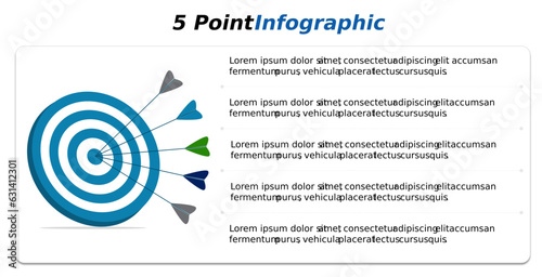 Business Target Concept Infographic
