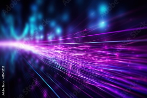 abstract futuristic background with pink blue glowing neon moving high speed wave lines and bokeh lights. Data transfer concept Fantastic wallpaper