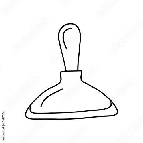 Hand drawn vector illustration perfume.