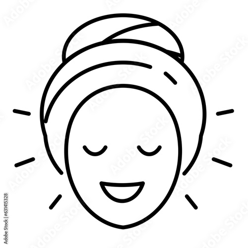 brighten line icon